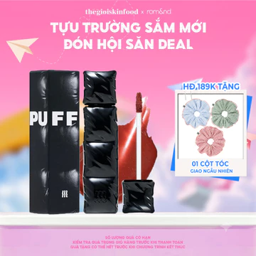 [V6 PUFFER] Son Phao Merzy Kem Lì, Bền Màu, Lâu Trôi The First Velvet Tint 3.8g ThegioiSkinfood