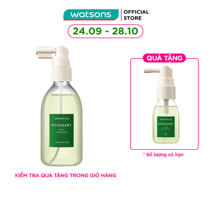 Xịt Dưỡng Tóc Aromatica Chiết Xuất Hương Thảo 100ml
