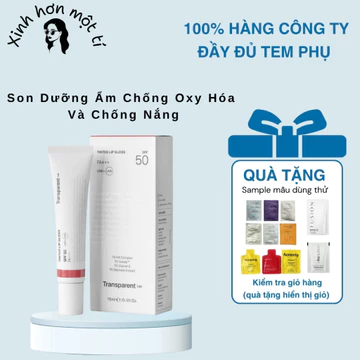 [HÀNG CÔNG TY] Transparent tinted lip gloss | Son dưỡng ẩm chống oxy hóa và chống nắng
