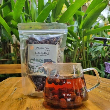 Trà CASCARA, Túi 100g Trà Vỏ Quả Cà Phê Arabica dành cho người không uống được cà phê, giảm cân, hỗ trợ tiêu hóa