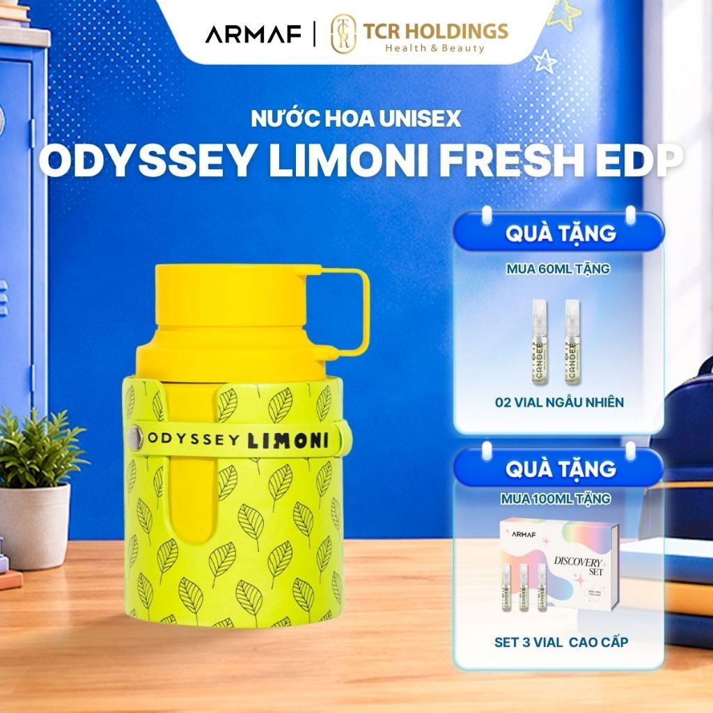 Nước hoa unisex Armaf ODYSSEY LIMONI FRESH EDITION EDP 100ml