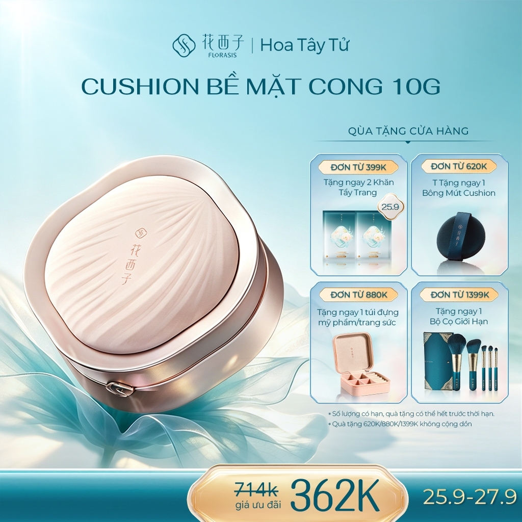 Florasis (Hoa Tây Tử) Cushion Bề Mặt Cong 10g