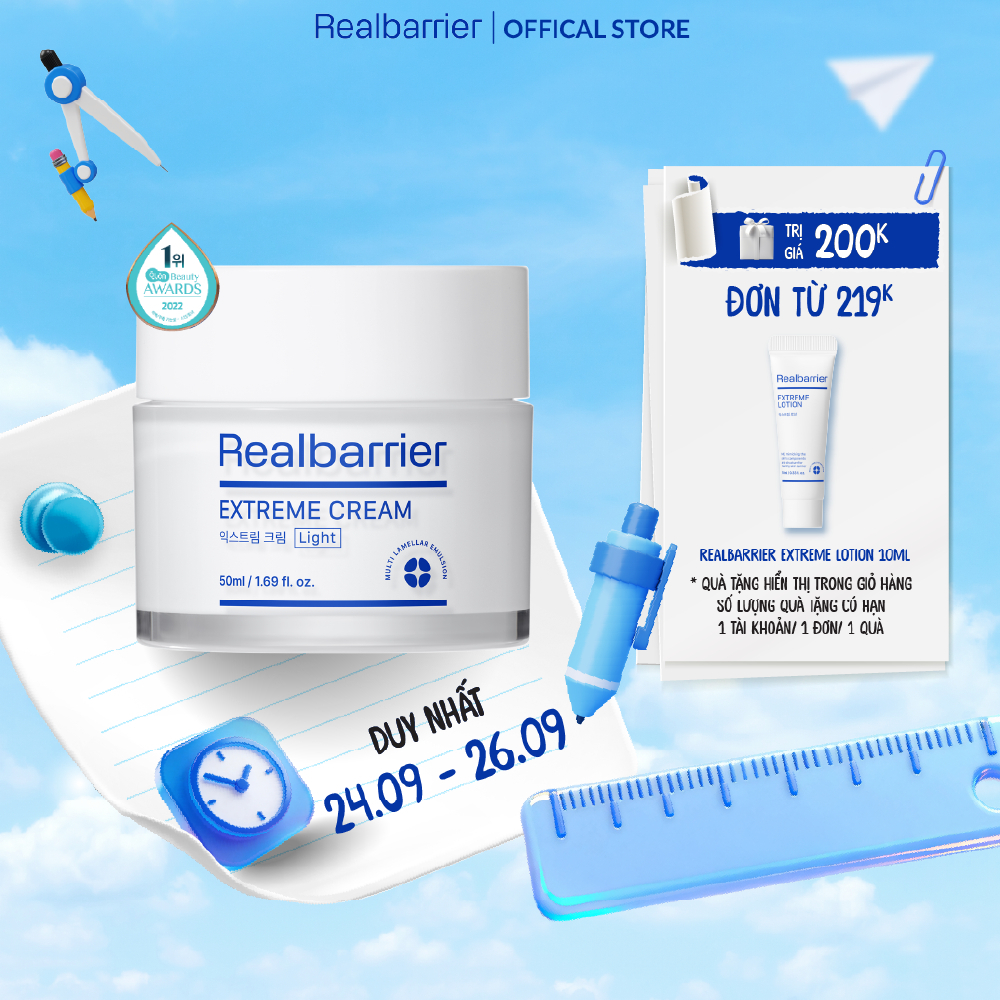 Kem dưỡng phục hồi da Real Barrier Extreme Cream Light 50ml