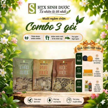 Muối Ngâm Chân gói 50g, hỗ trợ khử mùi hôi chân tay, hỗ trợ giúp giảm đau mỏi chân - SD07