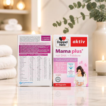 [QUÀ TẶNG]Bổ bầu Mama plus Vitamin Tổng Hợp Cho Bà Bầu, DHA Bầu, Acid Folic, Sắt (30v)