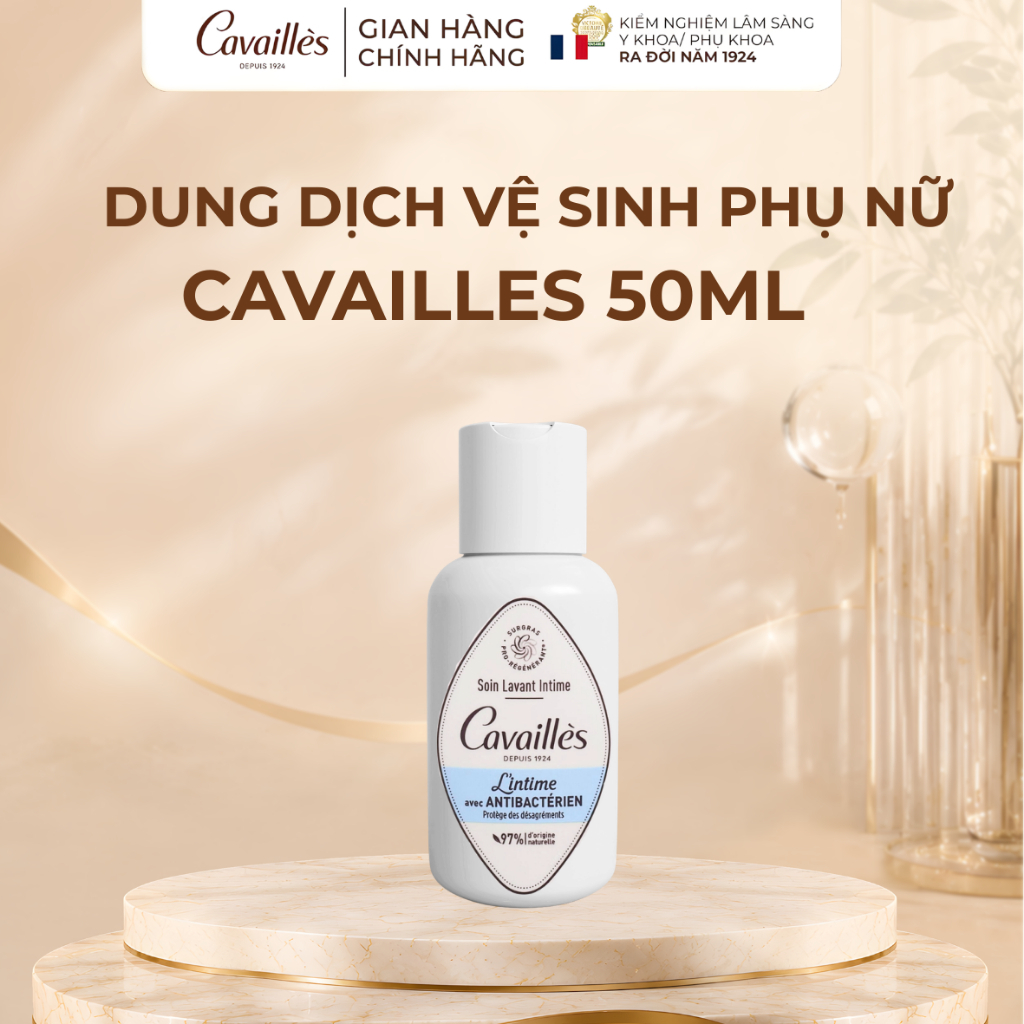 [CHAI NHỎ 50ML] Dung Dịch Vệ Sinh Rogé Cavaillès Extra-Doux Giảm Viêm Nhiễm, Dịu Ngứa, Khử Mùi, Bảo Vệ Toàn Diện