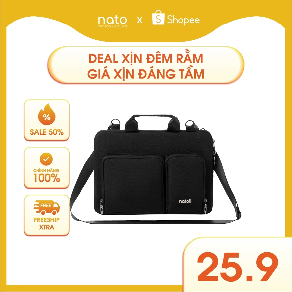Túi chống sốc laptop Natoli bảo vệ kháng va đạp, kháng nước Omnisack Bag T11