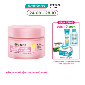 Kem Dưỡng Ẩm Garnier Niacinamide Dry Touch Cream 30ml