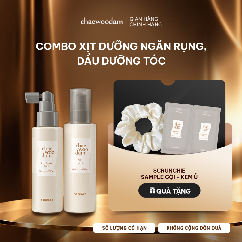 Combo Xịt Ngăn Rụng Và Dầu Dưỡng Tóc Hương Nước Hoa Chaewoodam by Seebee