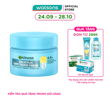 Kem Dưỡng Ẩm Garnier Salicylic Dry Touch Cream 30ml