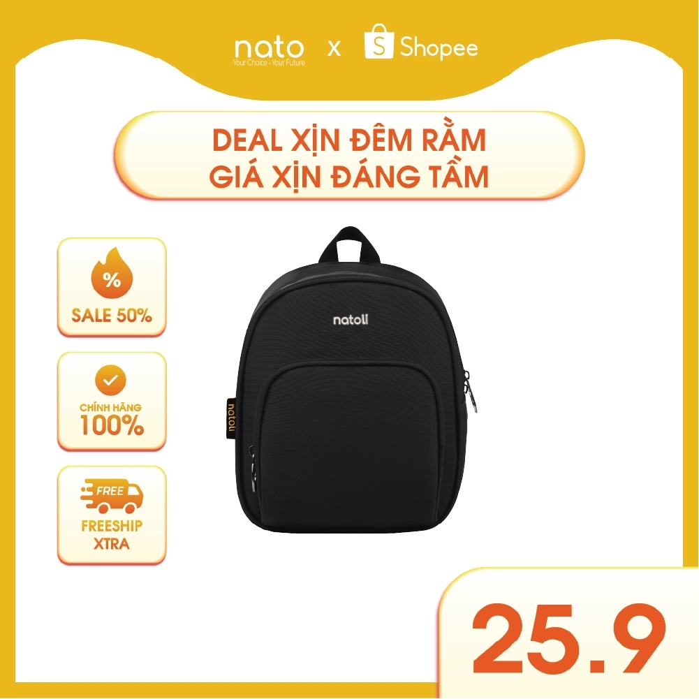 Balo mini nữ Natoli chính hãng đi chơi, thời trang hàn quốc cute Balo Sweetie Pie Backpack B6