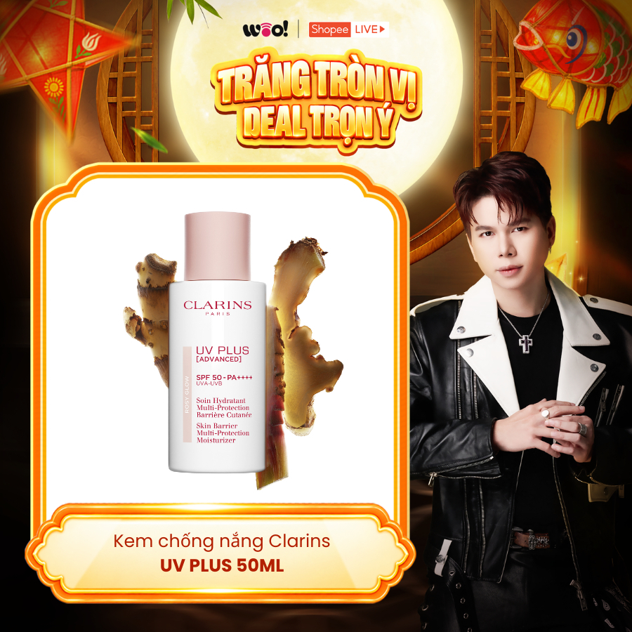 Kem Chống Nắng Clarins Uv Plus  [Advanced] Spf50/Pa++++ Uva-Uvb Day Screen Multi-Protection 50ml