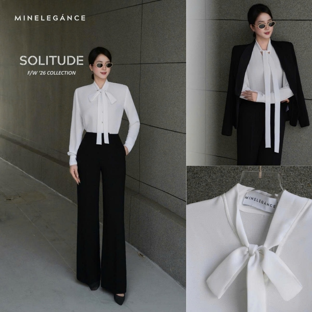 MINELEGÁNCE | ÁO SƠ MI CỔ NƠ MINELEGÁNCE THANH LỊCH, SANG TRỌNG - MIN250