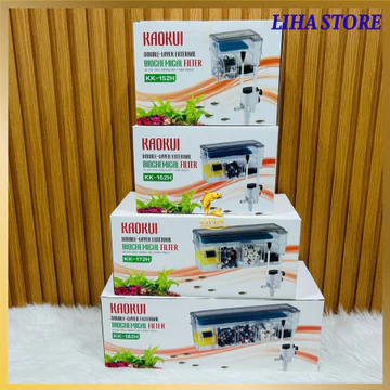 Lọc Tràn Kèm Bơm Kaokui 3 Trong 1 (Tặng Vật Liệu Lọc) – Lọc Nước, Tăng Oxy, Tuần Hoàn Nước Cho Bể Cá