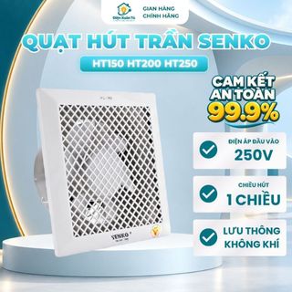 Quạt Hút Trần SENKO HT150 HT200 HT250, Quạt Thông Gió Hút Mùi Âm Trần ...