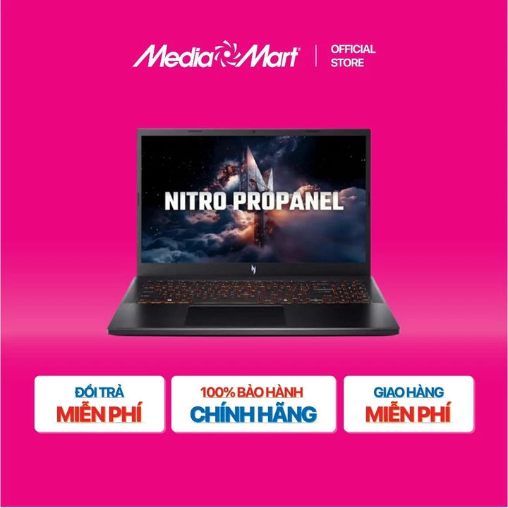 [SieuthiMediaMart] Laptop Acer Gaming Nitro ProPanel ANV15-42-R0QM R5-7640HS/16GB/512GB/RTX3050 6GB/180Hz