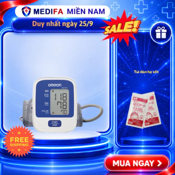 Máy Đo Huyết Áp Omron HEM-7180 Công Nghệ Đo IntelliSense Tự Động, Bảo Hành 5 Năm Chính Hãng