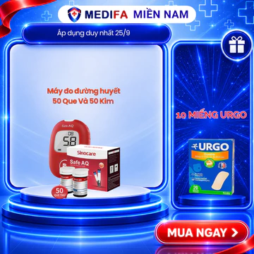 Máy Đo Đường Huyết Sinocare Safe AQ Smart Cho Kết Quả Nhanh, Chích Xác Kèm 50 Que & 50 Kim Chích