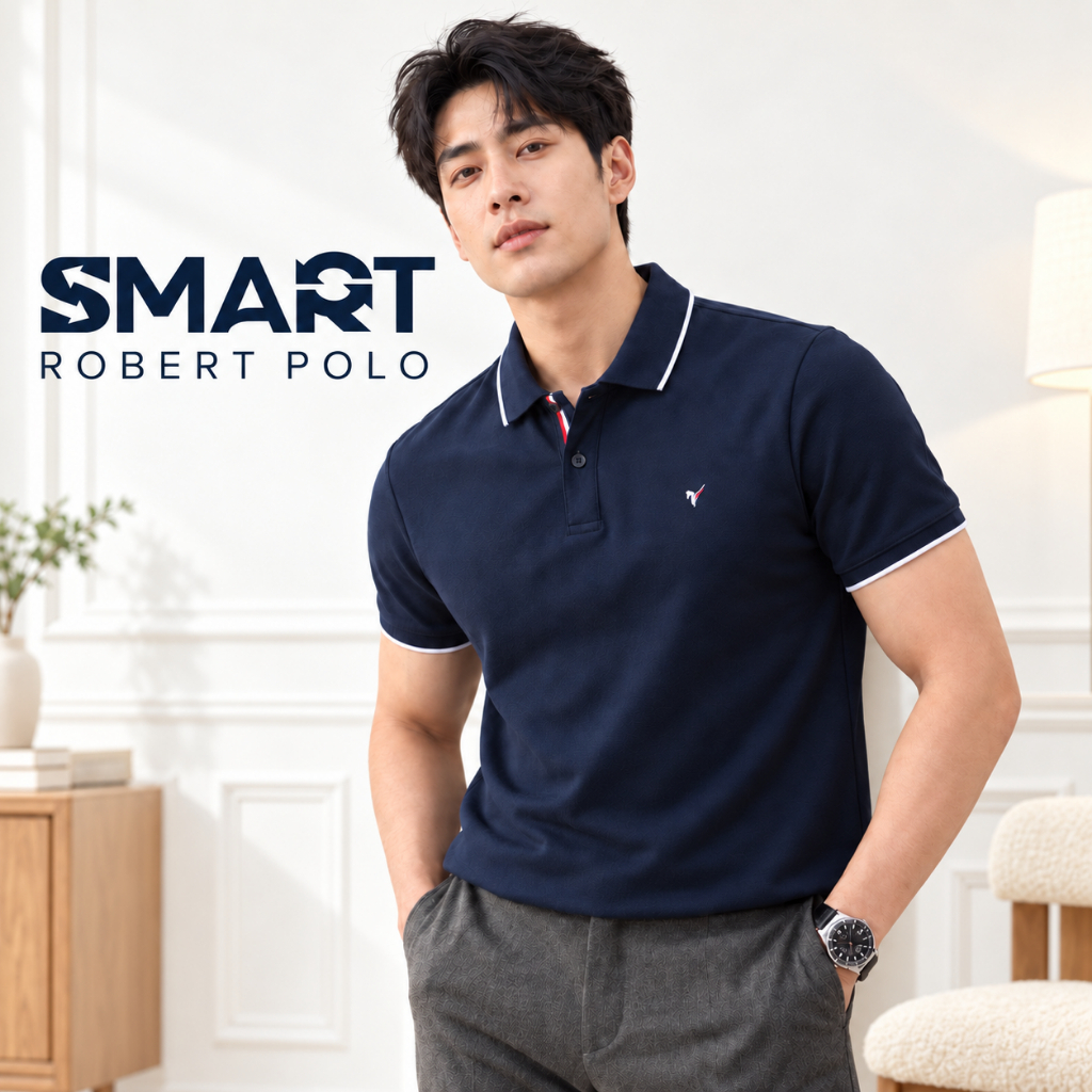 Áo Polo Nam TORANO ROBERT POLO Công Nghệ Làm Mát ARCTIC COOL, Co Giãn 4 Chiều, Giữ Form Lịch Lãm GSTP048