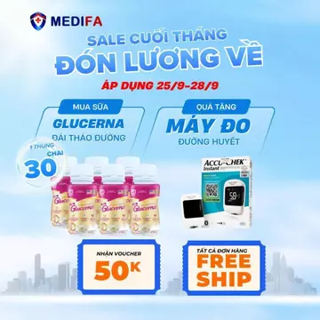 Sữa Nước Abbott Glucerna Cho Người Tiểu Đường 1 Thùng 30 Chai 220ml Tặng Máy Đo Đường Huyết Accu-Chek Instant Chính Hãng