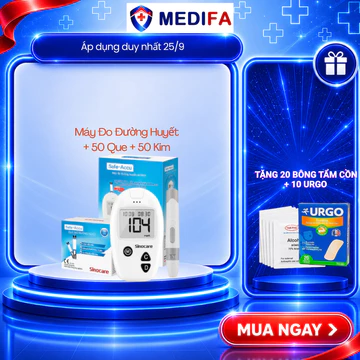 Máy Đo Đường Huyết Sinocare Safe Accu Kèm 50 Que Thử Và 50 Kim Lấy Máu
