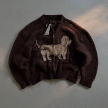 [ WINTER 2026 ] SLICK - JACKET YUMI - KNIT BRUSHED MERINO PREMIUM - FORM BOXY BY THE SLICK WAY UNISEX