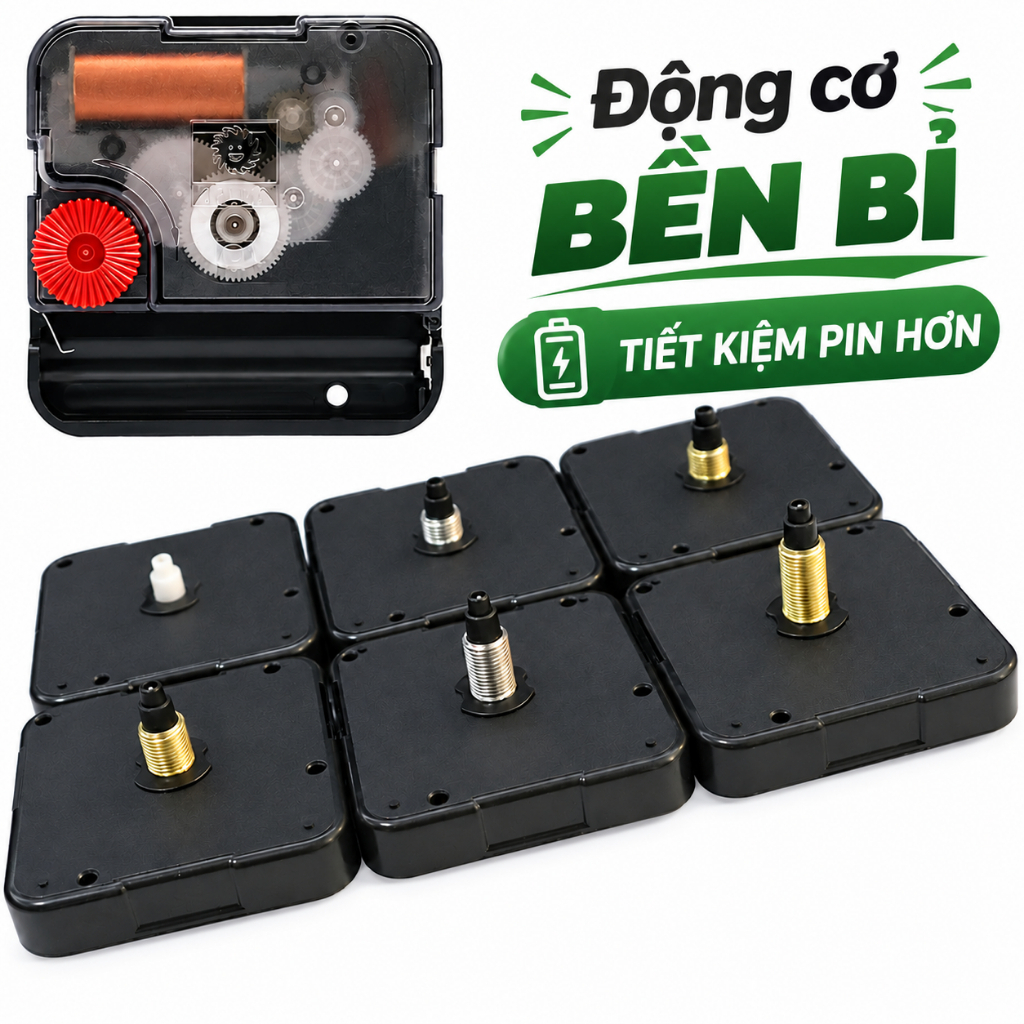 [30cm]Đồng Hồ Treo Tường Nhập Khẩu Thiết Kế Nhiều Màu Sắc Kim Trôi Êm Ái-T06 | BigBuy360 - bigbuy360.vn