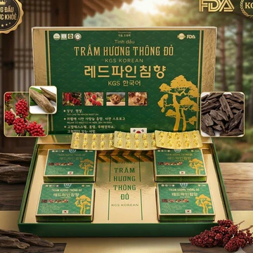 (hộp 120 viên) Tinh Dầu Thông Đỏ Hàn Quốc chính hãng hỗ trợ tăng lưu thông khí huyết, giảm mỡ máu