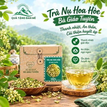 Trà Nụ Hoa Hòe Bà Giáo Tuyền – Thanh Nhiệt, Cải Thiện Huyết Áp (Hộp 100g)