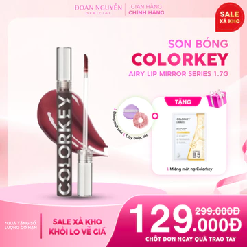 Son Bóng COLORKEY Airy Lip Gloss Mirror Series 1.7g