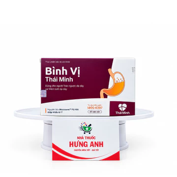 [HỘP] Bình Vị Thái Minh – Thực Phẩm Bảo Vệ Sức Khỏe Hỗ Trợ Dạ Dày, Trào Ngược Dạ Dày | Nhà Thuốc Hưng Anh