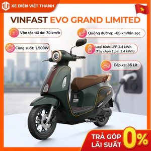 Xe Máy Điện Vinfast Evo Grand Limited - Giá Vì Tương Lai Xanh