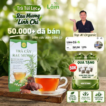 [RANG MỘC] Trà Cây Rau Mương Linh Chi Hỗ Trợ TIêu Hóa Và Hỗ Trợ Chống Oxy Hóa Từ Thảo Mộc Thiên Nhiên