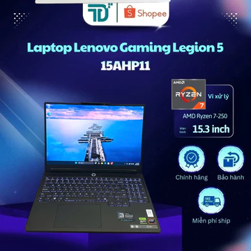 Laptop Lenovo Gaming Legion 5 15AHP11 R7-250/AI/16GB/512GB/15.3" WQXGA OLED 165Hz/RTX5060/Win11 - Laptop 99%