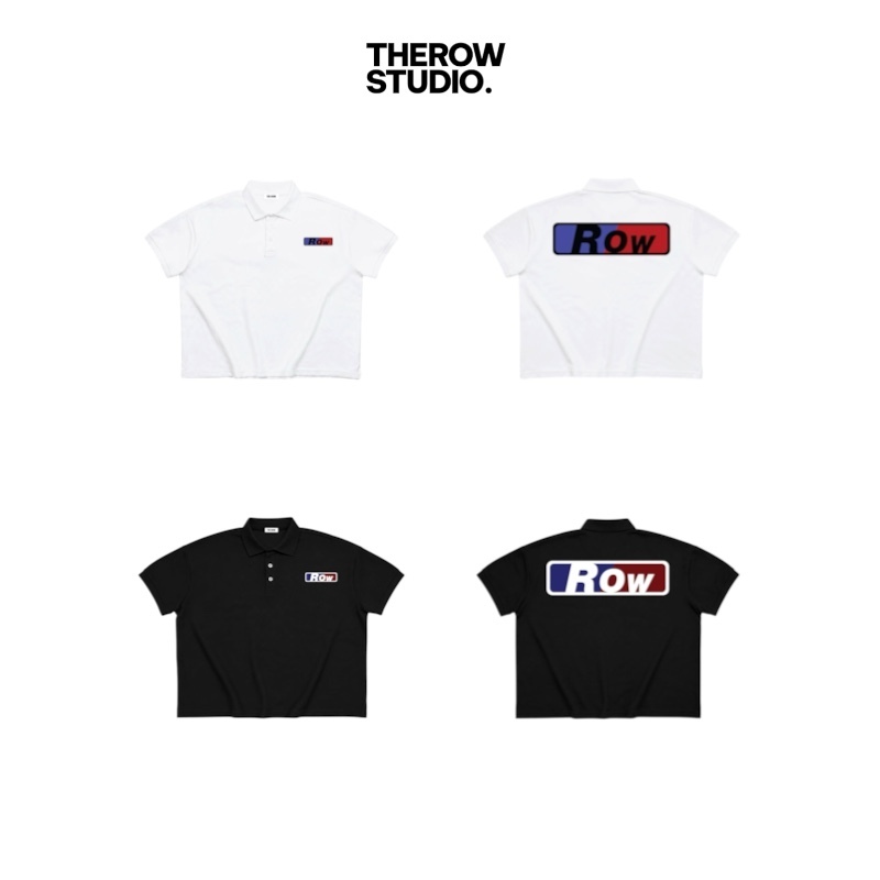 THEROW Áo Thun Polo Vải Cá Sấu Tay Ngắn Vải Form Rộng Cổ Trụ " ROW " Unisex Nam Nữ Phong Cách Basic Thoải Mái - TPOLO1 | BigBuy360 - bigbuy360.vn