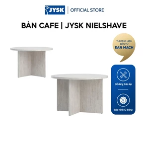 Bàn cafe | JYSK NIELSHAVE | gỗ công nghiệp | vân đá cẩm thạch | nhiều kích thước