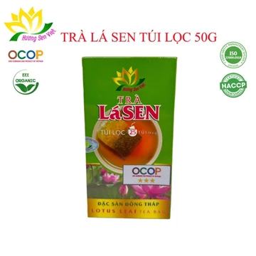 [COMBO 02 HỘP] TRÀ LÁ SEN TÚI LỌC 50G - OCOP 4 SAO / LÁ SEN TỰ NHIÊN, HỘP 25 TÚI LỌC TIỆN LỢI