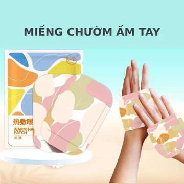 Miếng dán Thảo dược chườm ấm bàn tay giúp ngủ ngon, làm ấm, giảm đau mỏi,miếng sưởi ấm tay thảo dược