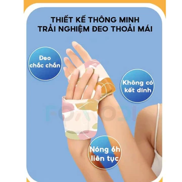 Miếng dán chườm ấm bàn tay Thảo dược giúp ngủ ngon, làm ấm, giảm đau mỏi,miếng sưởi ấm tay thảo dược