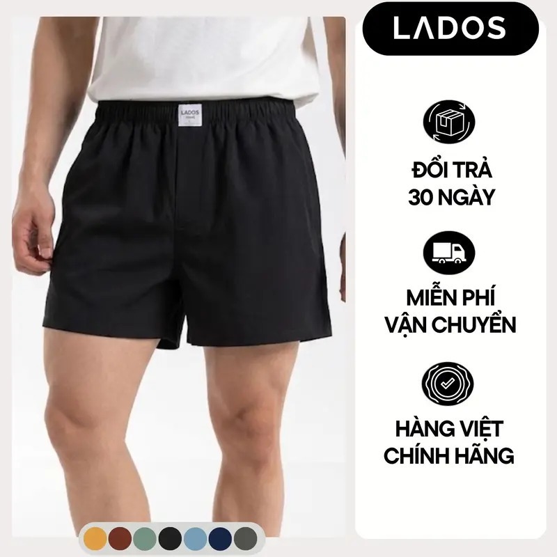 Quần đùi kate nam form thoải mái LADOS - 24071 màu sắc tươi trẻ