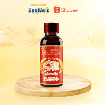 Nước Hồng Sâm Hàn Quốc KGinseng 6 Năm Tuổi Bổ Sung Vitamin B 100ml SeaNest - Hồng Sâm Cao Cấp Tổ Yến
