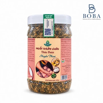 Muối Ngâm Chân Thảo Dược Huyền Thoại 250g – Đinh Lăng, Ngải Cứu, Gừng, Lá Lốt, Lá Trầu Không