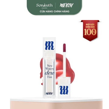 [NHẬP KHẨU] Son tint bóng bền màu, lâu trôi Merzy Watery Dew Tint 4g