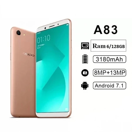 điện Thoại Oppo A83 máy cũ .Ram 6G Bộ Nhớ 128GB Màn Hình 5.7 inch Androi 7.1 , tặng kèm bộ sạc