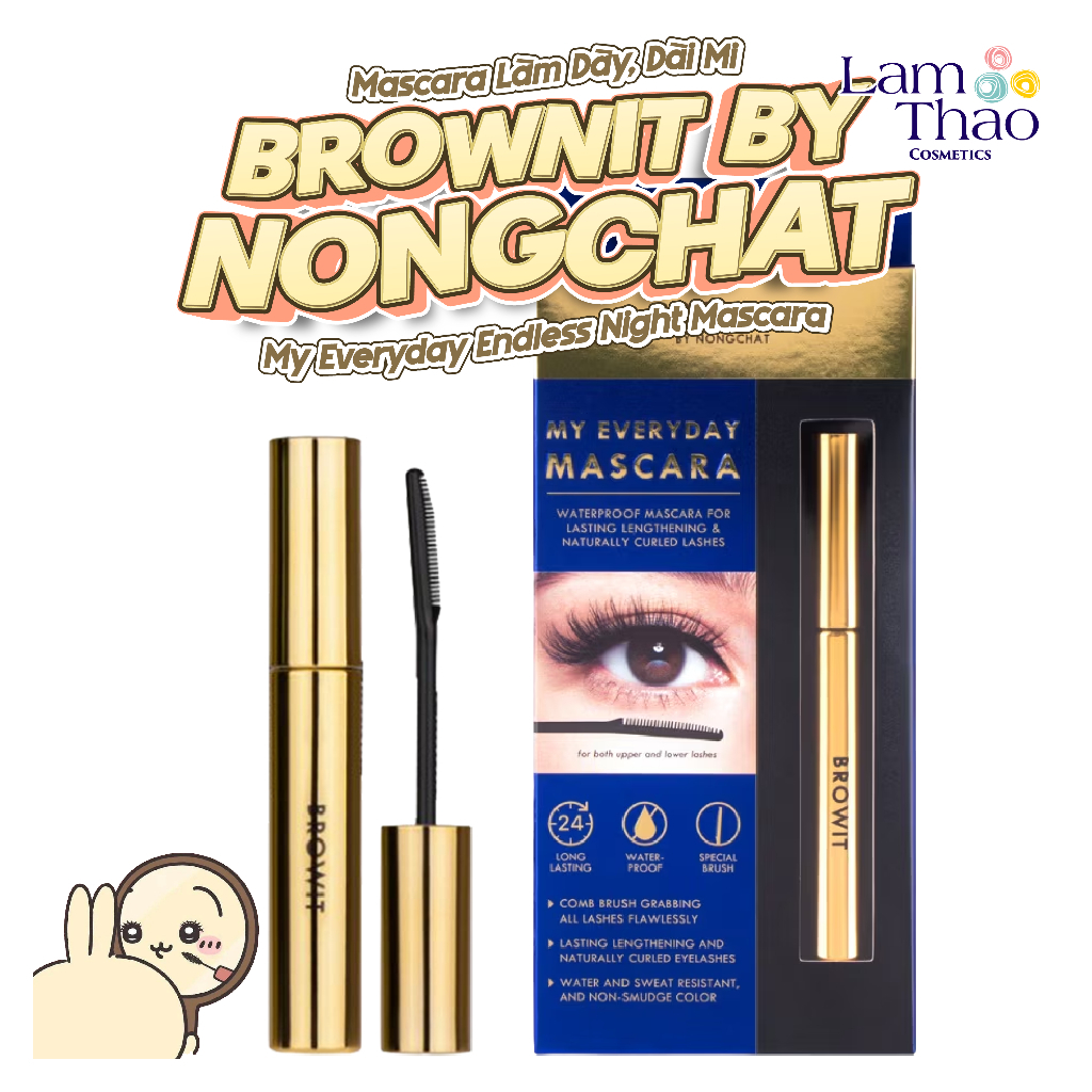Mascara Làm Dày, Dài Mi Browit By Nongchat My Everyday Endless Night Mascara
