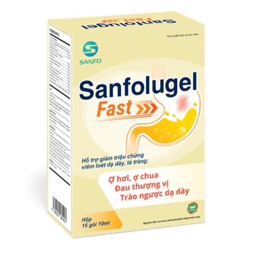 Gel Dạ Dày Thảo Dược Sanfolugel Fast, Hỗ Trợ Giảm Nhanh Trào Ngược Dạ dày, Ợ Hơi, ợ Chua khó Chịu