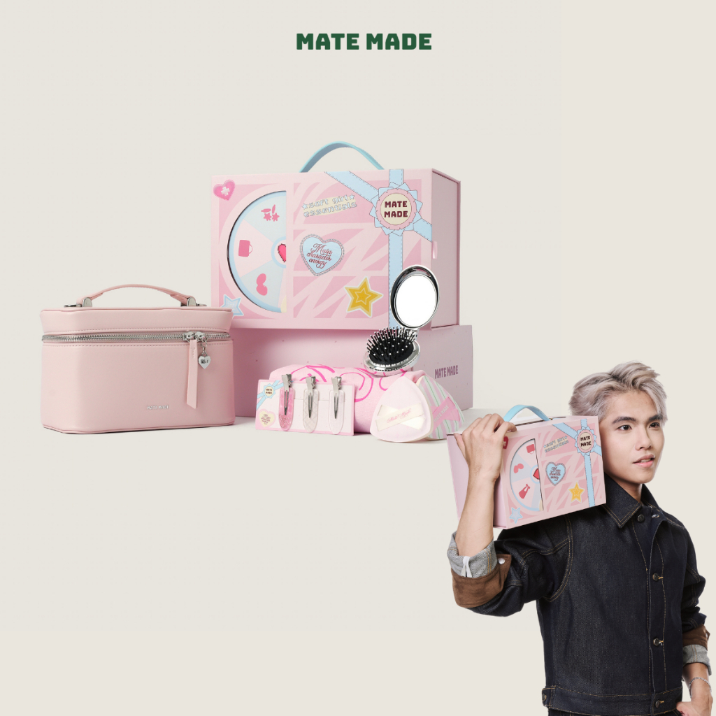 [BST 20.10] Set Quà Tặng MATE MADE Carry Me Kit, Cốp Make Up Kèm Phụ Kiện (Tặng Bạn Thân, Bạn Gái)