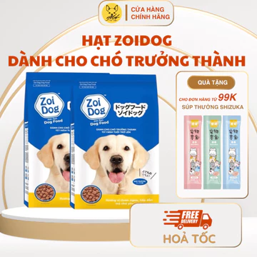 Thức Ăn Hạt Cho Chó ZOI DOG 1kg - Combo 5 bao 1kg Thức Ăn Cho Chó Trưởng Thành ZOIDOG