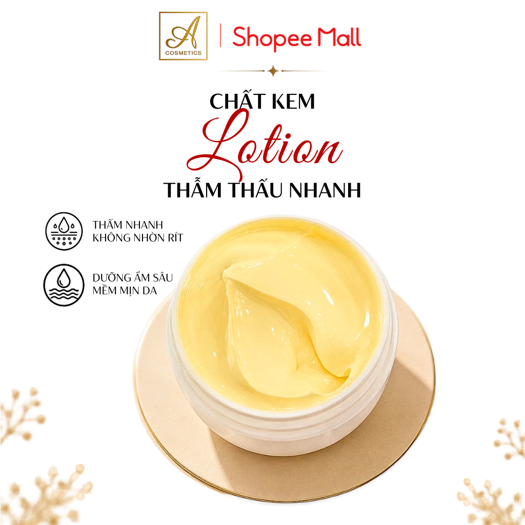 Kem body mềm A Cosmetics, dưỡng trắng da toàn thân, cấp ẩm, không gây bết dính, hương nước hoa 150g | BigBuy360 - bigbuy360.vn