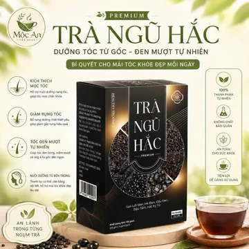 combo 2Trà Ngũ Hắc Premium - Trà Túi Lọc Gạo Lứt Đen Mè Đen Đậu Đen Dâu Tằm Hắc Kỷ Tử 100g